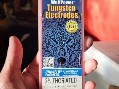 Uniweld WolfPower 2% Thoriated Tungsten Electrodes 1/8" x 7" - 10 pc (W2DH9)