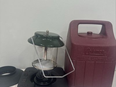 Coleman camping propane lamp