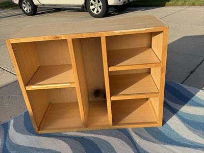 Multi Compartment Storage Shelf Display Cabinet