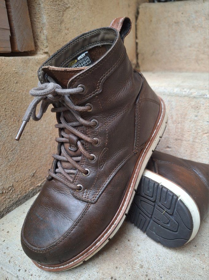 Mens 9D KEEN San Jose 6" Utility Aluminum Toe Boot