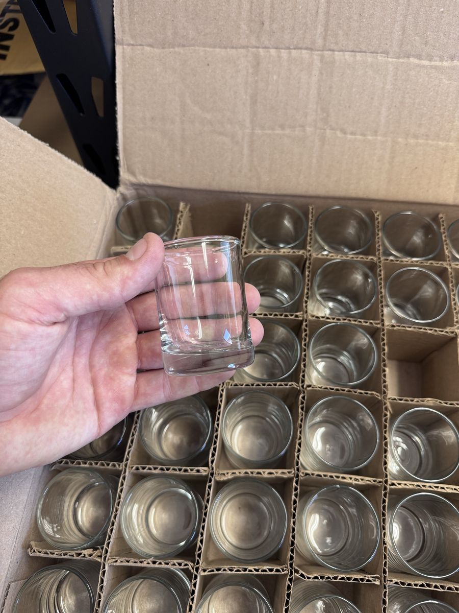 3oz Shot Glass / Votive Holder - Case of 36 (New)