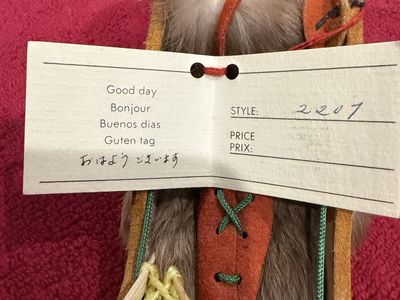 Handcrafted Indian Art Eskimo Doll