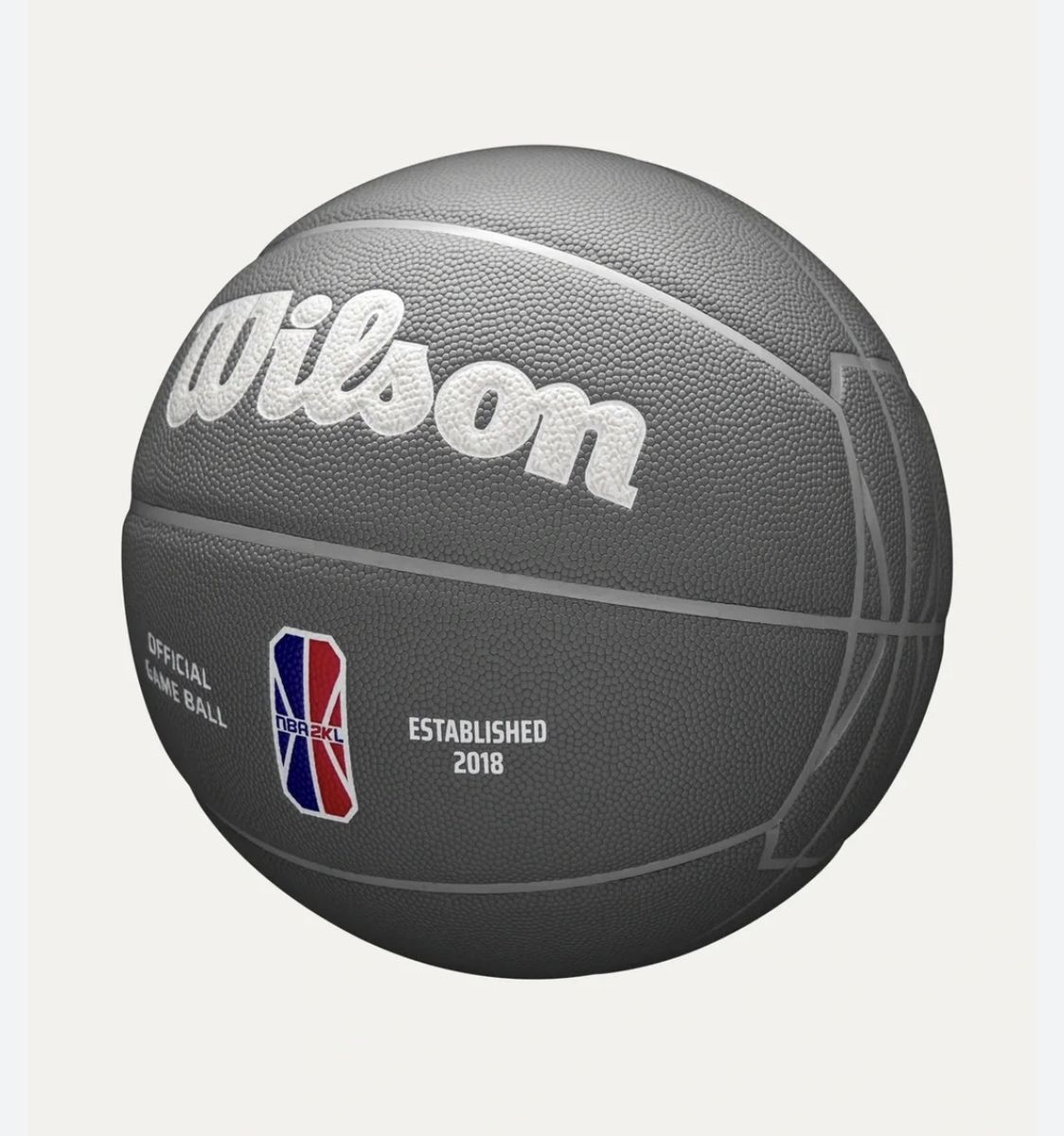Wilson Official NBA 2K League Game Ball Basketball - Gray