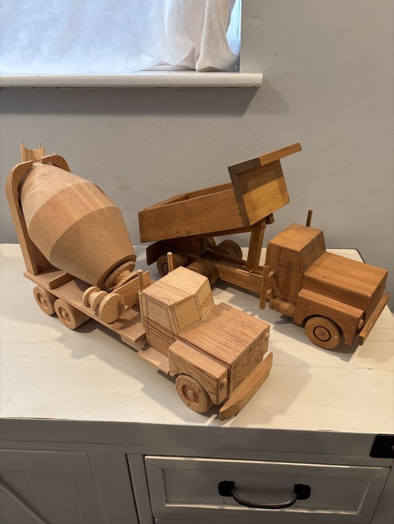 Wooden Hand Made Trucks