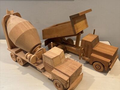 Wooden Hand Made Trucks