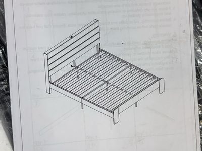 Bed Frame size king (with backlight)