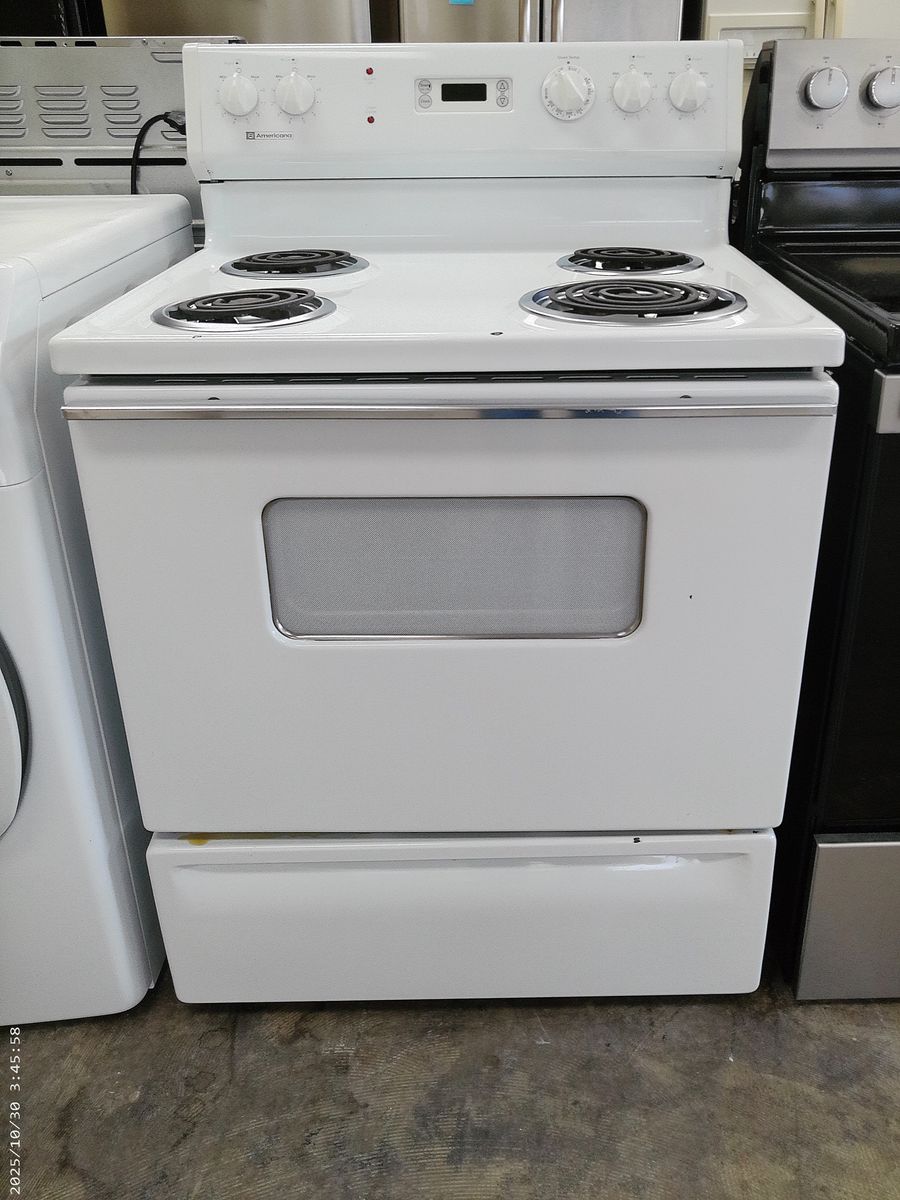 Clean White Electric Stove~90 Day Guarantee