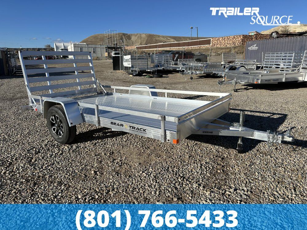6.5x12 Bear Track BTU Aluminum Utility Trailer - 3.5K GVWR -