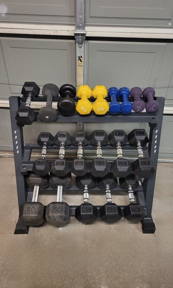 dumbbells 361 pounds