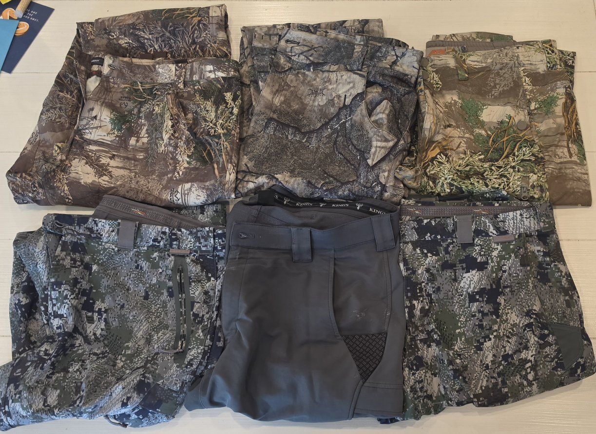 Hunting Clothes Lot: Sitka, Kuiu, First Lite, Under Armour