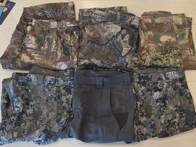 Hunting Clothes Lot: Sitka, Kuiu, First Lite, Under Armour