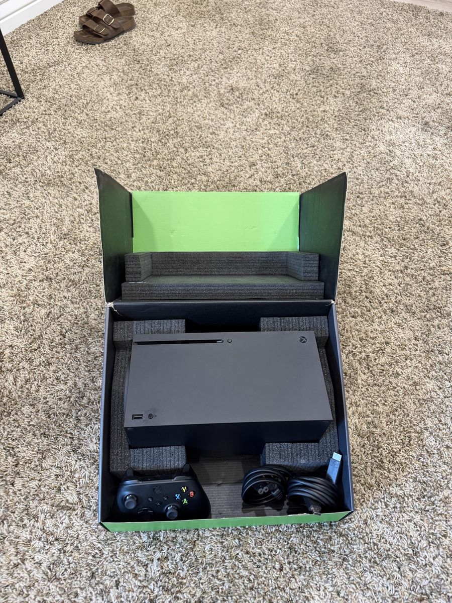 Microsoft Xbox Series X 1TB Console - Black with Controller & Cables