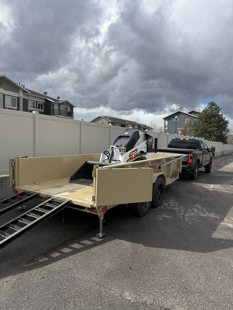 Mini Skid + Dump Trailer Combo – Backyard Landscaping Package - Combo Starts at $245