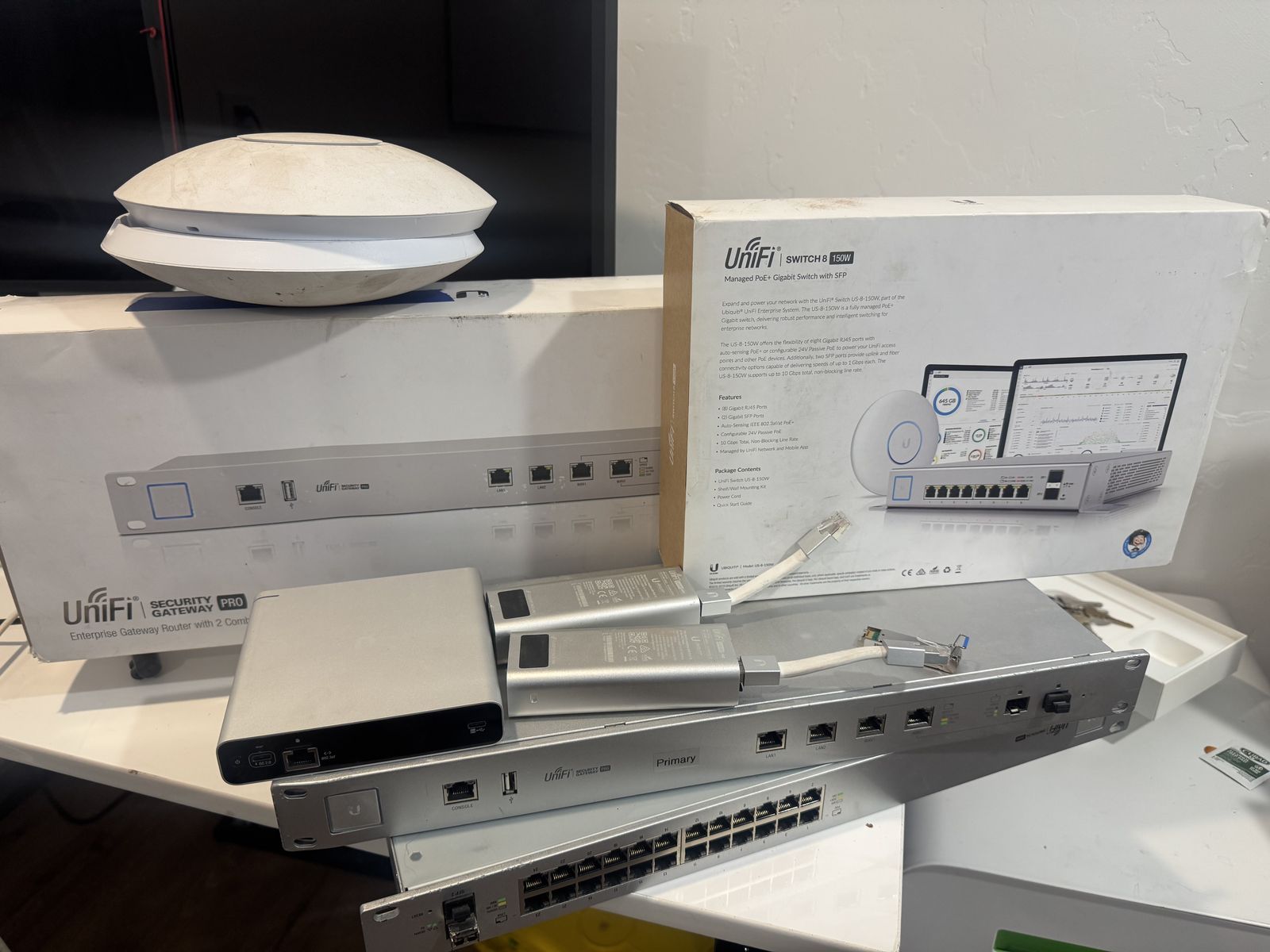 WiFi set up UBIQUITI hardware