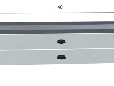 Heavy Duty Aluminum Drawer Package (2) PN 32483A