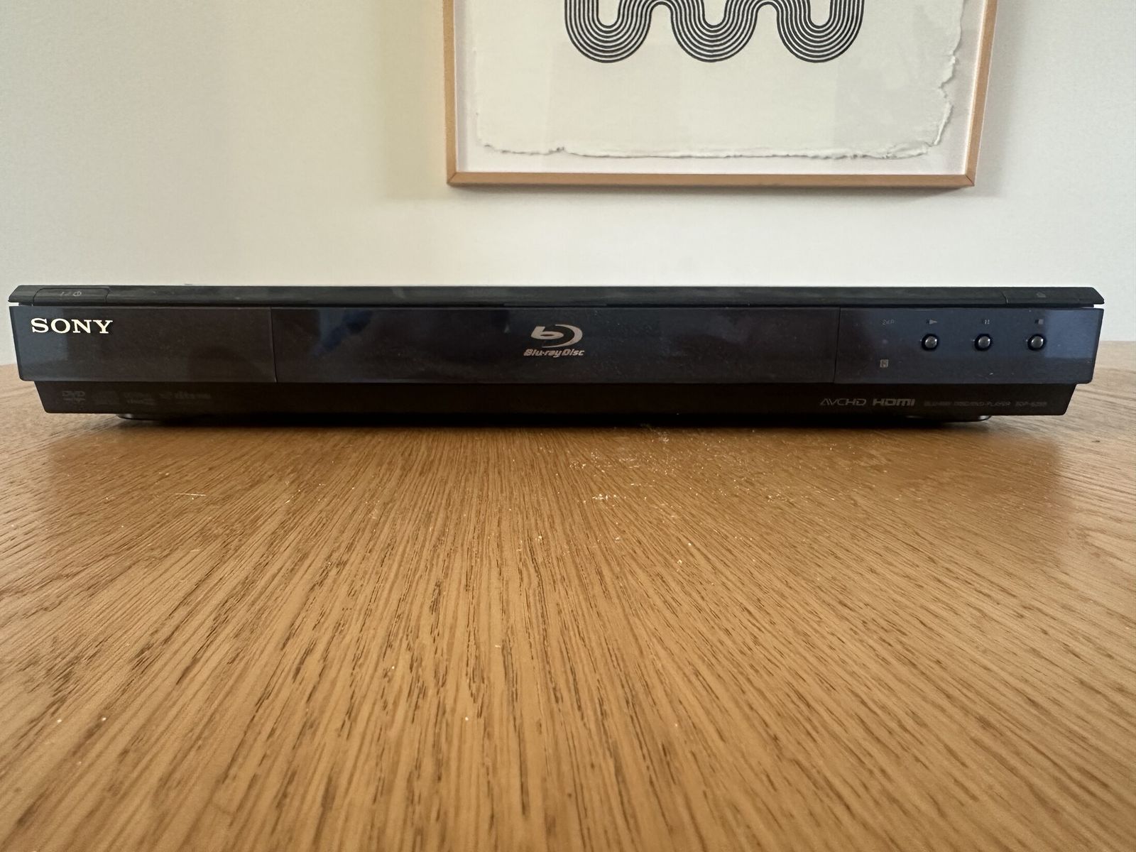 Sony BDP-S350 Blu-ray and DVD player - no remote - tested and working