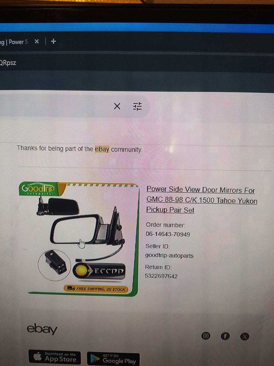 Goodtrip auto parts side mirrors electric