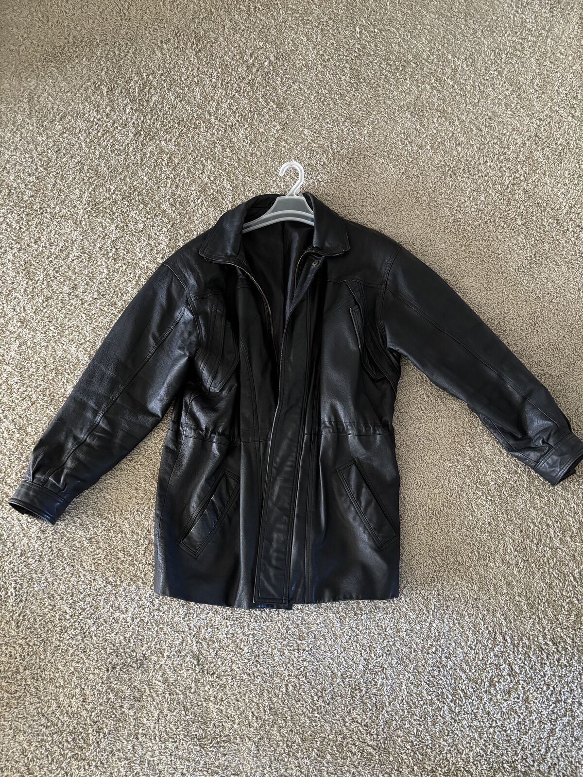 Mens Large Leather Jacket