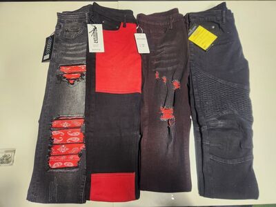 Men’s Size 30 Streetwear Jeans Bundle – $120