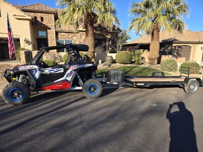 Street legal ATV with trailer