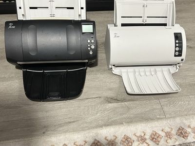 Fujitsu fi-7160 Document Scanners (2 units) - Black & White, High-Speed Business Scanners