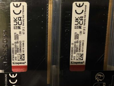 New Kingston FURY Beast 32GB (2x16GB) DDR5 6000MT/s Desktop RAM