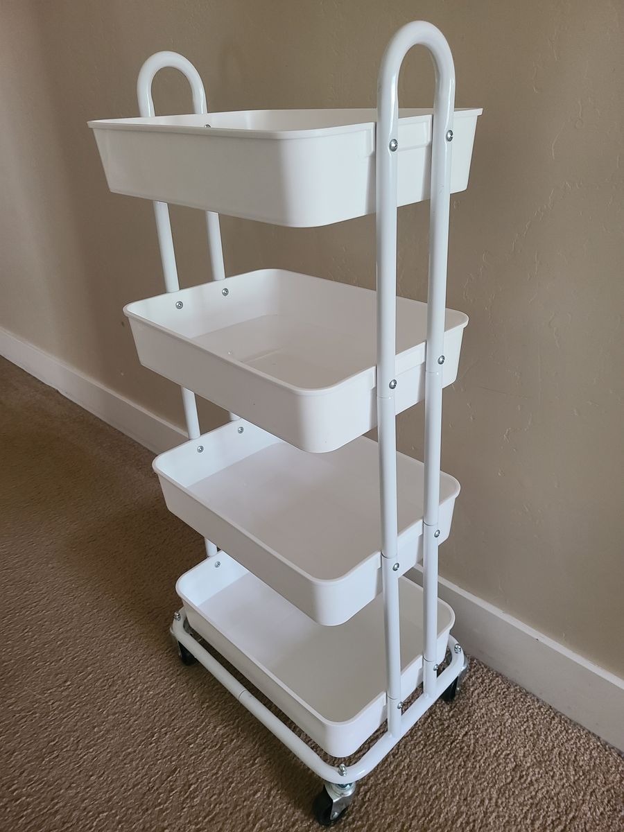 4 tier rolling utility cart