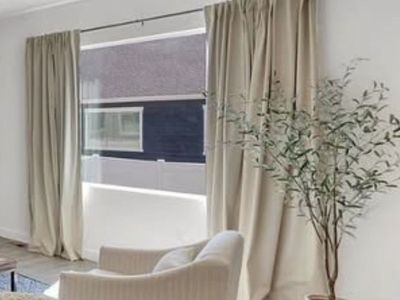 Beige blackout curtains