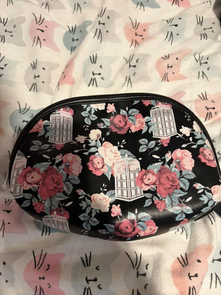Retired Doctor Who makeup bag