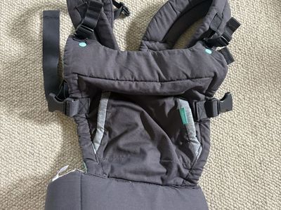Infantino gray and teal baby carrier