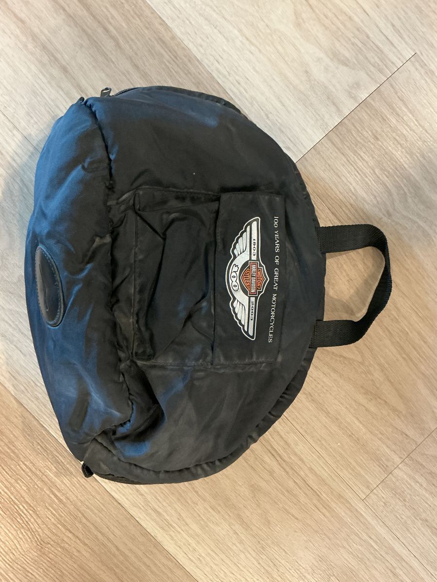 Harley-Davidson 100th Anniversary Black Motorcycle Helmet Bag Duffle