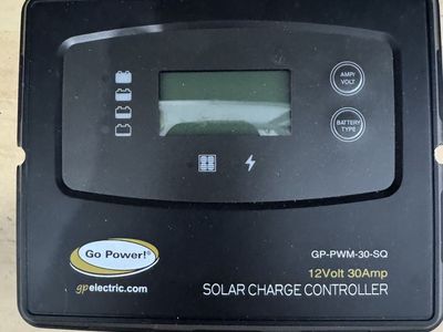 Go Power GP-PWM-30-SQ 12Volt 30Amp Solar Charge Controller