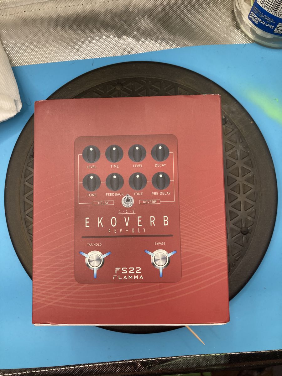 FLAMMA FS22 Ekoverb – Stereo Delay & Reverb – Like New w/ Box and power supply