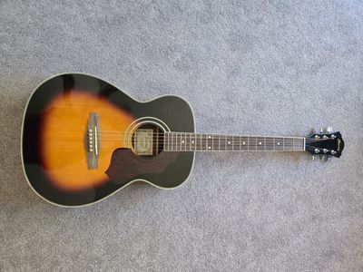 Ibanez SGT110-VS-2Y-01 Sunburst Acoustic Guitar with case
