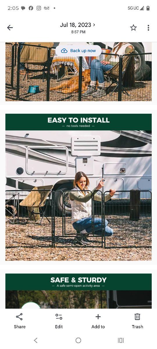 portable fencing 40 of them with Gates brand new