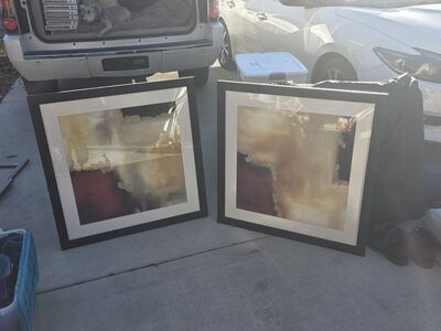 GIANT Modern Abstract Wall Art – 33x33