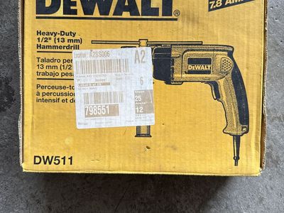 Heavy duty hammer drill, 1/2 inch