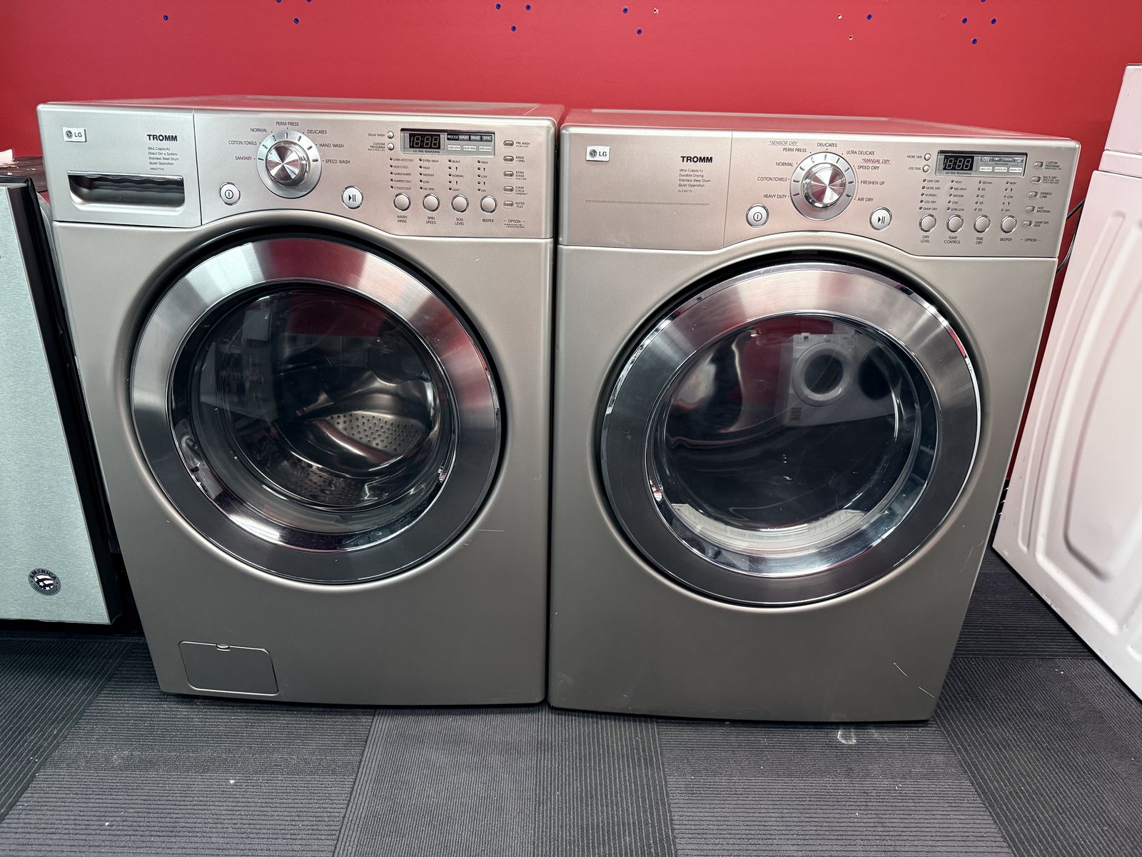 Rare Champagne Gold Ultra Capacity Lg Washer&Dryer