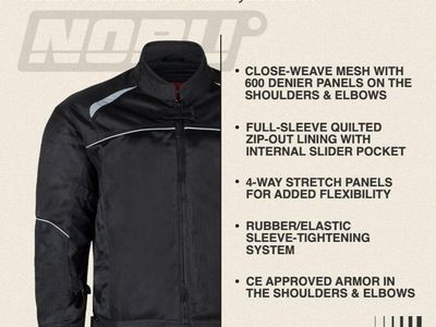 Noru Kuki mesh jacket