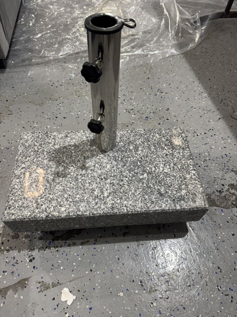 VidaXL Stone Light gray Umbrella Stand
