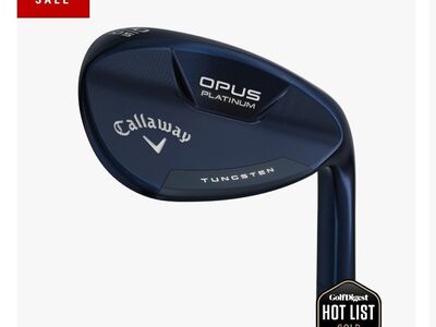 NEW-Callaway Opus Platinum Blue Tungsten 58 Wedge