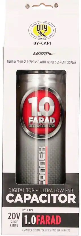 Metra 1.0 Farad Capacitor (BY-CAP1) – NEW in Box