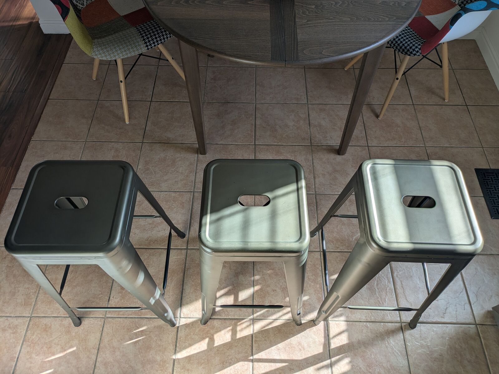 Three Counter Stools