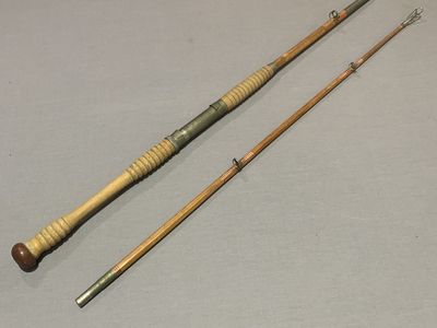 Antique Cane Cat Fishing pole 67"
