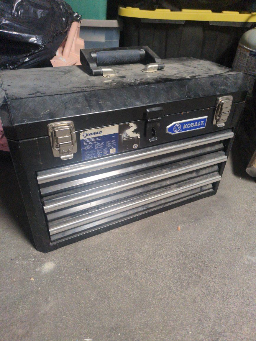 kobalt tool chest with tools