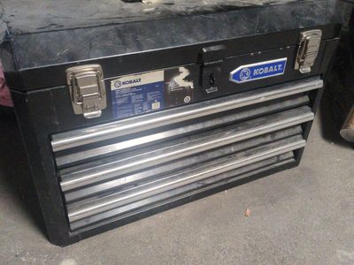 kobalt tool chest with tools
