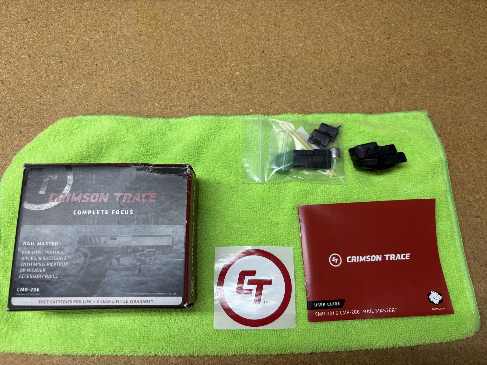 Crimson Trace pistol laser