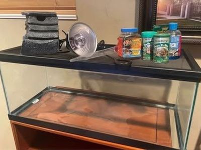 Complete Turtle Aquarium Setup!