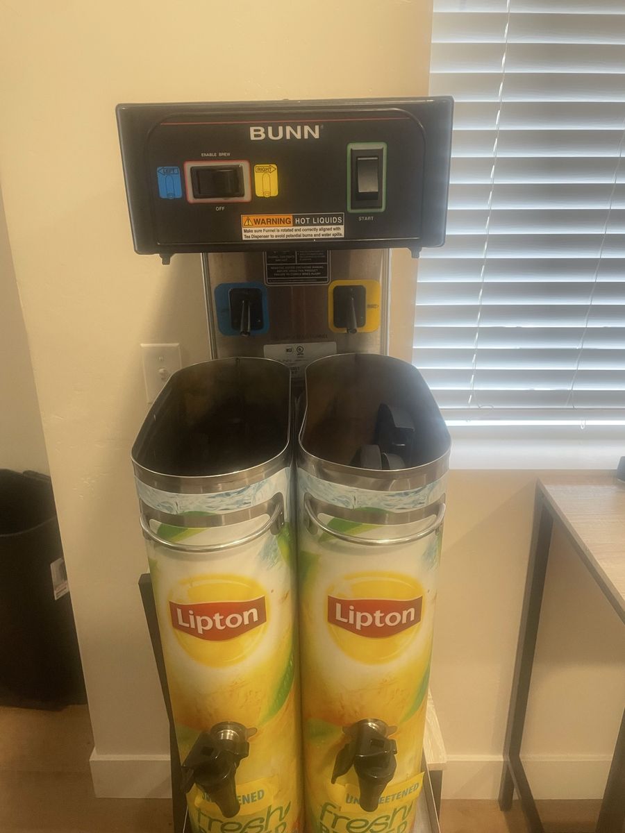 Bunn Iced Tea Brewer Dual Lipton Dispensers Commercial Restaurant Grade
