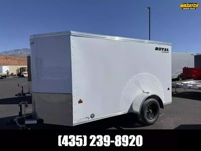 2026 Southland Trailers 5X10 3.5K Royal White Enclosed Cargo Trailer